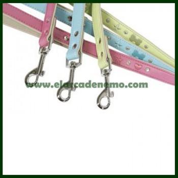 Foto Comprar correas perro bordado con diamante