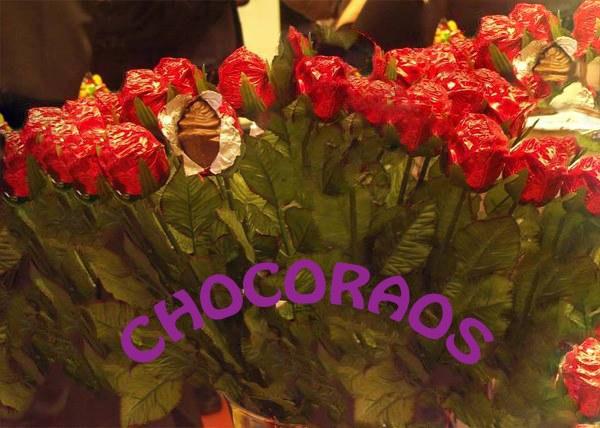 Foto Comprar ramo de rosas de chocolate