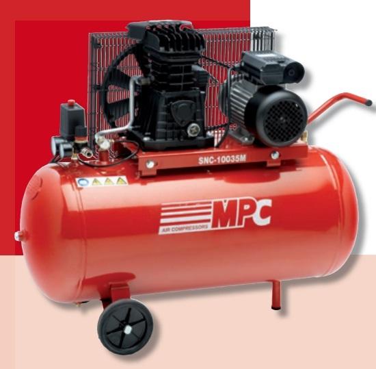 Foto Compresor Bicilindrico 3 hp 100 lts