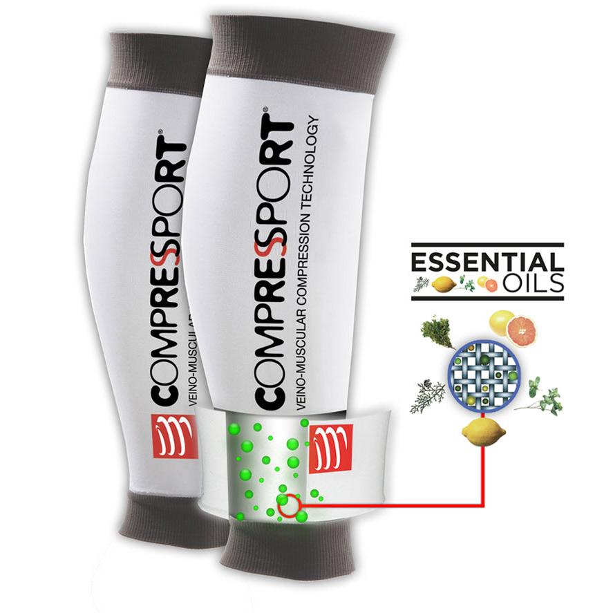 Foto Compressport UR2 UltraRace&Recovery Gemelos blanco