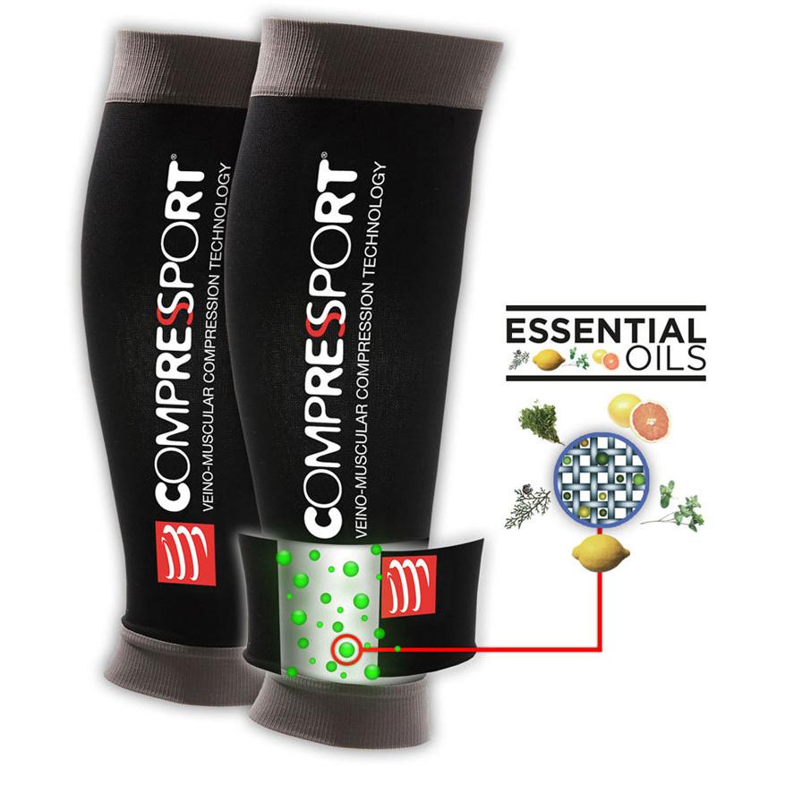 Foto Compressport UR2 UltraRace&Recovery Gemelos negro