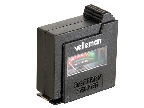 Foto COMPROBADOR DE BAERÍAS VELLEMAN - MODELO DE BOLSILLO