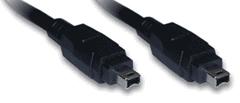 Foto Computer Gear 26-0802 - 4.5m firewire cable - ieee1394 4 pin male t...