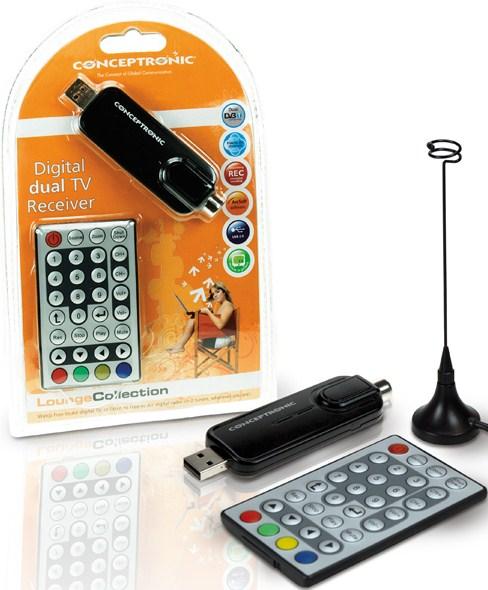 Foto Conceptronic Digital Dual Tv Receiver Dvb-t Tdt Usb 2.0