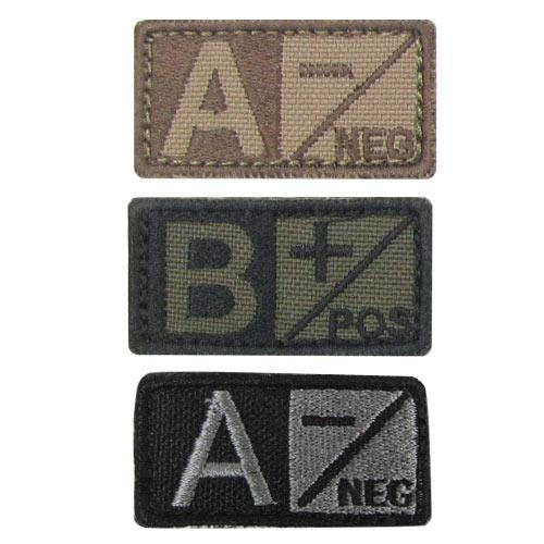 Foto Condor 229o-003 bloodtype patch o- coyote tan (6 pcs)