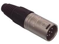 Foto conector neutrik xlr 6p macho aéreo