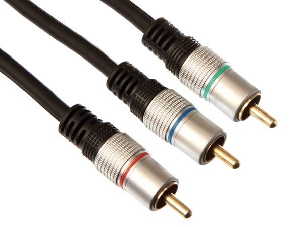 Foto Conector rca vídeo rgb macho a conector rca vídeo rgb macho / profesional / 1.50m