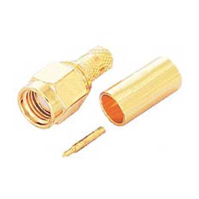 Foto Conector sma rp macho para crimpar en cable lmr 240