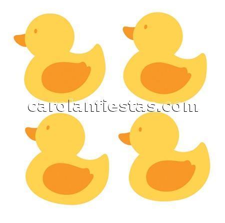 Foto Confeti Fieltro Forma Patito Amarillo