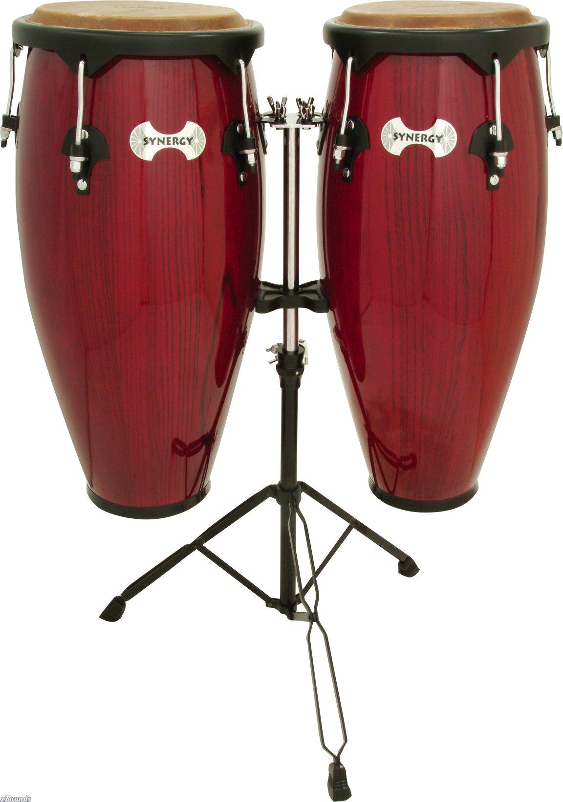 Foto Congas Set Toca Set Congas Synergy Red