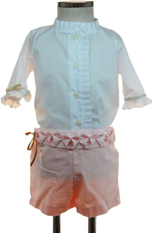 Foto Conjunto camisa y pantalon de niña