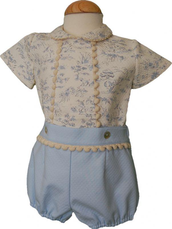 Foto Conjunto camisa y pantalon de piqué