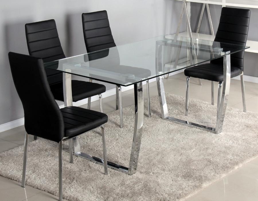 Foto conjunto comedor 1 mesa + 4 sillas mod. minerva-bruselas
