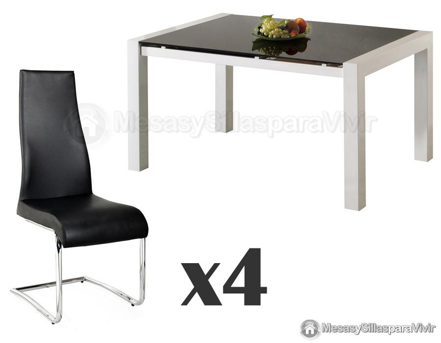 Foto conjunto de comedor de 1 mesa + 6 sillas mod. viena - seúl