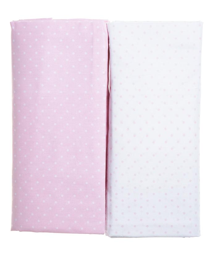 Foto Conjunto de dos sábanas bajeras para cuna