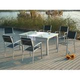 Foto Conjunto de jardin LIMA 6 sillas+mesa rectangular