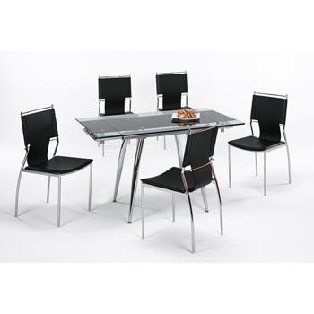 Foto conjunto de mesa + 4 sillas modelo Adelen
