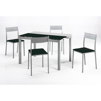 Foto Conjunto de mesa + 4 sillas modelo NG-CLAVIA
