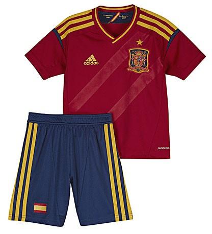 Foto Conjunto españa eurocopa 2012 roja futbol oficial adidas camiseta