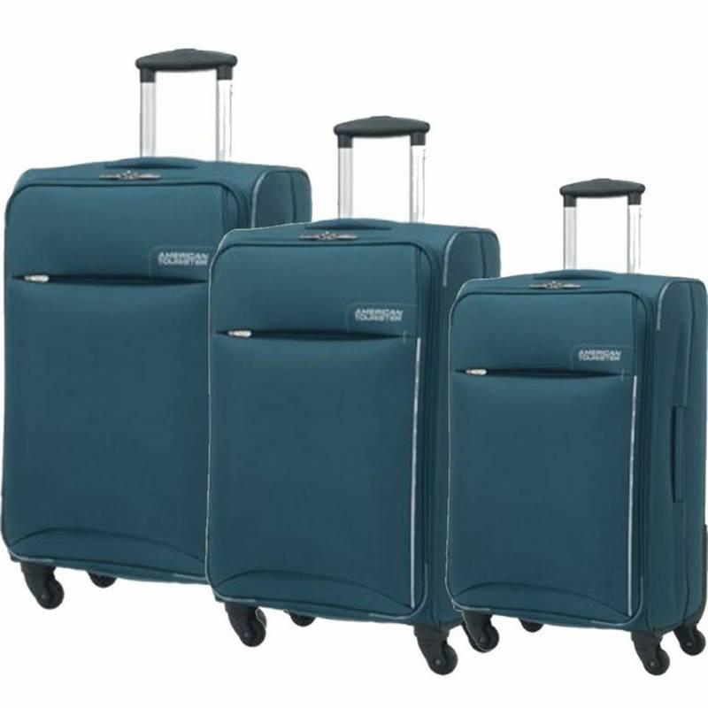 Foto Conjunto maleta spinner 4 ruedas 55/70/80 cmts., azul, american tourister marbella 78a004/5/6