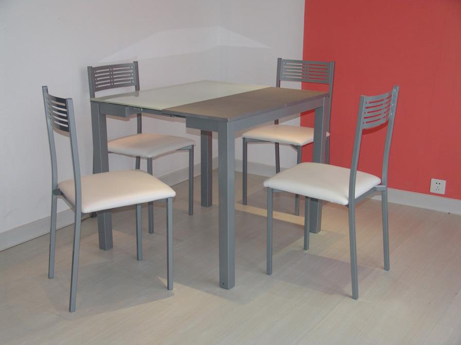 Foto conjunto mesa + 4 sillas mod. dublín + sydney