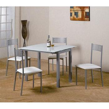 Foto conjunto mesa ( blanco) + 4 sillas mod. londres + sydney