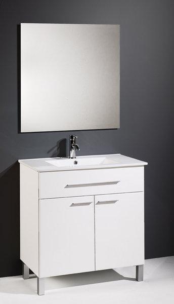 Foto Conjunto Mueble de Baño Aris 80 cm. Blanco