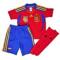 Foto Conjunto selección española Adidas niño V14909. Conjunto de los campeo
