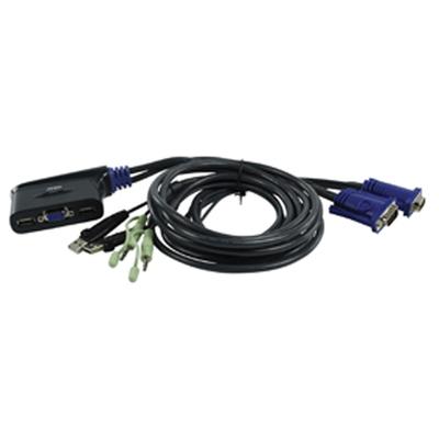 Foto Conmutador kvm de 2 puertos aten