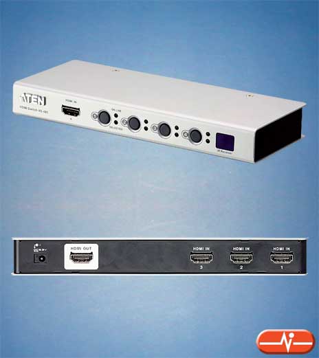 Foto Conmutador manual HDMI HQ con control remoto ATEN