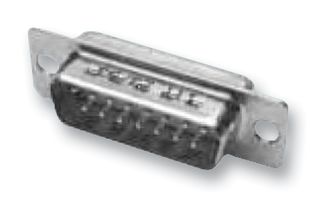 Foto connector, solder cup, plug, 9 way; DE-9P-K87