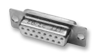Foto connector, solder cup, socket, 15 way; DA-15S-A197
