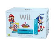 Foto Consola - Nintendo Wii azul + mario y sonic