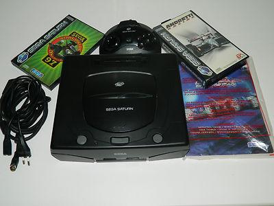 Foto Consola Completa Sega Saturn Ss Modelo 2 + 2 Juegos Y Manual En Excelente Estado