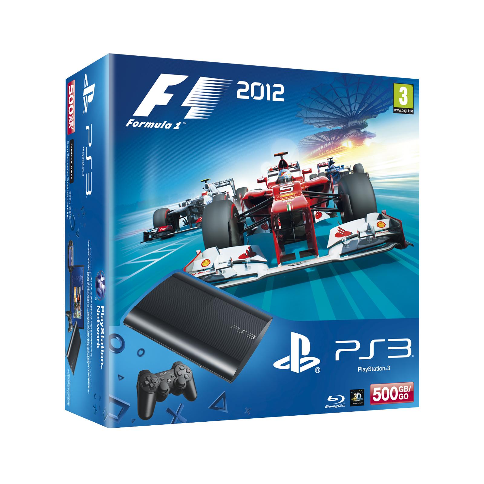 Foto consola ps3 slim 500gb nueva formula 1 2012