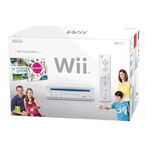 Foto Consola wii + juego wii party + wii sports + accesorio wii plus +