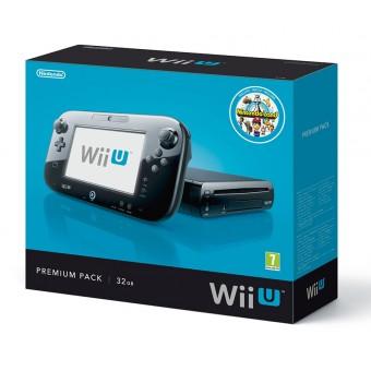 Foto Consola Wii U Negra Pack Premium + Nintendo Land