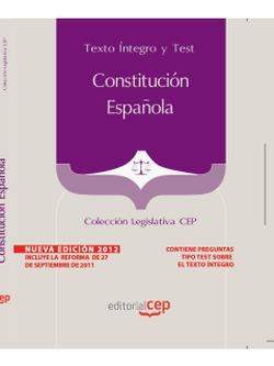 Foto Constitución Española.Texto Íntegro y Test. Colección Legislativa CEP