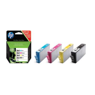 Foto Consumible HP pack cyan mage ama negr hp 364 [SD534EE] [0886111174096]