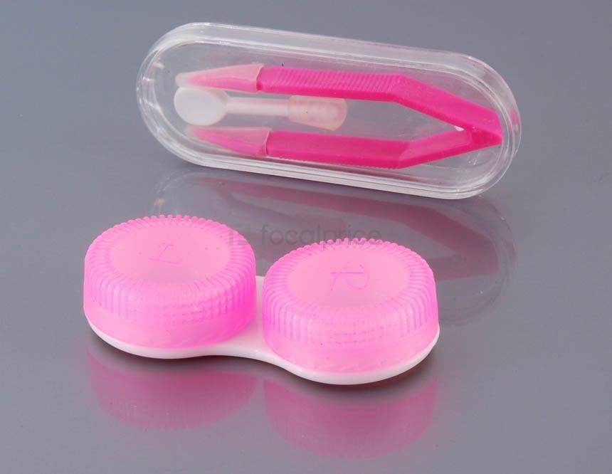 Foto Contacto Kit Case Lentes (rosa)