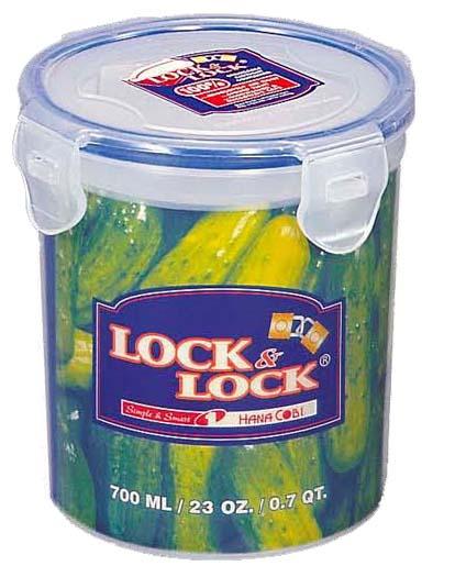 Foto Contenedor Hermético Redondo Lock And Lock - 0.7l (11x12cm)