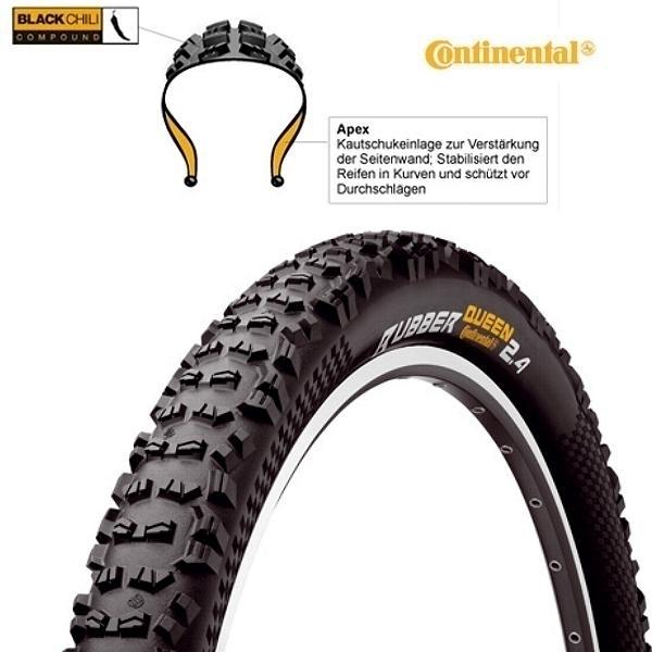 Foto Continental Rubber Queen UST 26 x 2.2 / 2.4