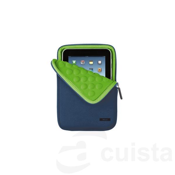 Foto Contour design anti-shock bubble sleeve for 7 tablets - blue