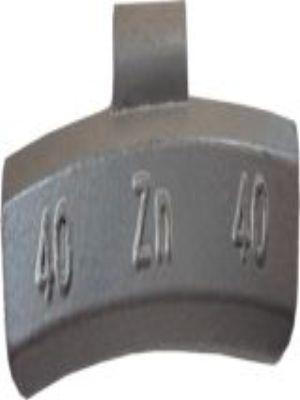 Foto Contrapesa tip top llanta aluminio 5 g (Caja 100 uds.)