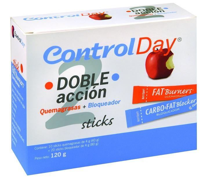 Foto Control Day Doble Accion Nutrisport 10+20 Sticks