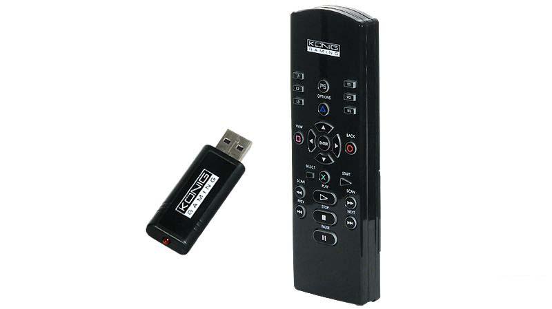 Foto Control Remoto Y Teclado Konig Para Ps3