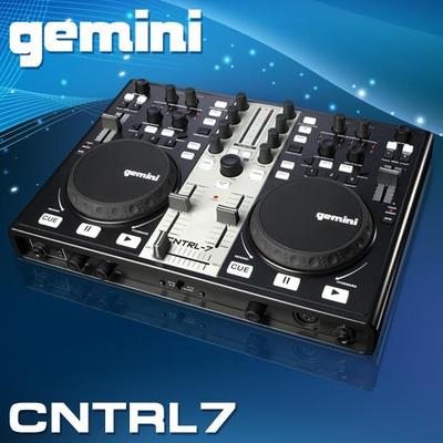 Foto Controlador Controller Dj Profesional 2 Platos Gemini Cntrl7 Usb-midi-dj Pc Mac
