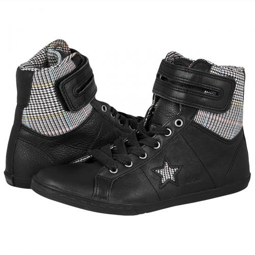 Foto Converse All Star Low Profile Hi cuero zapatos negro/Gris carbón
