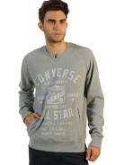 Foto Converse Slash Crewneck Sudadera gris