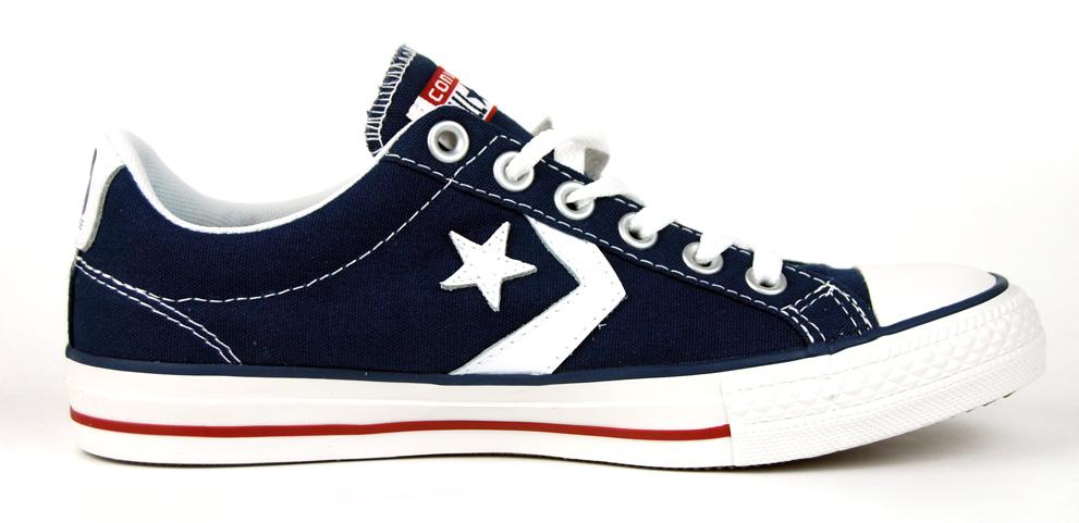 Foto Converse Star Player Ev Ox Shoes - Navy / White / Red